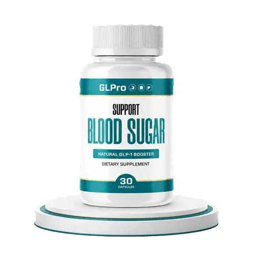 GLPro supplement bottle - official blood sugar and weight support formula
